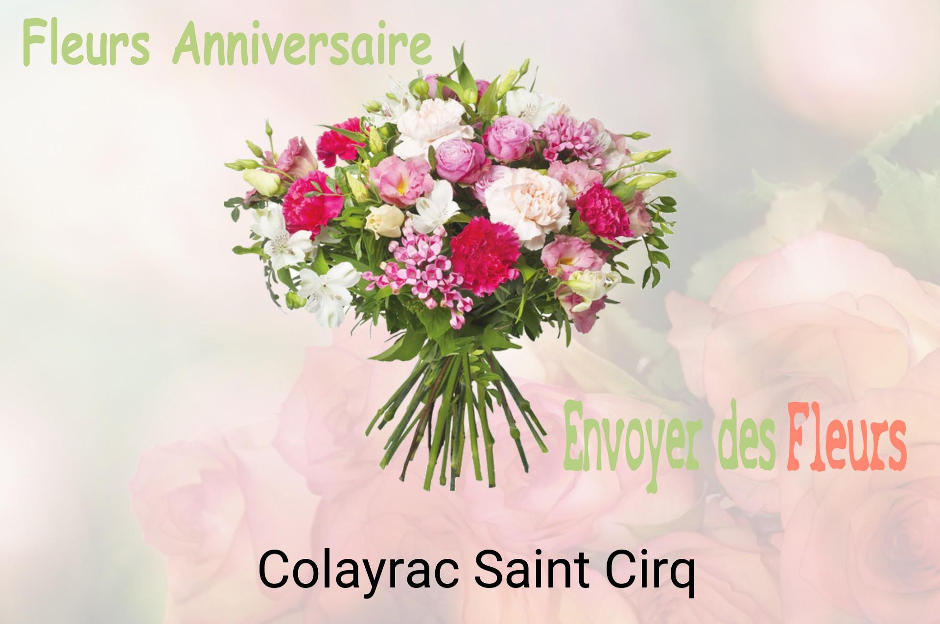 Bouquet de fleurs d’anniversaire livré à Colayrac-Saint-Cirq