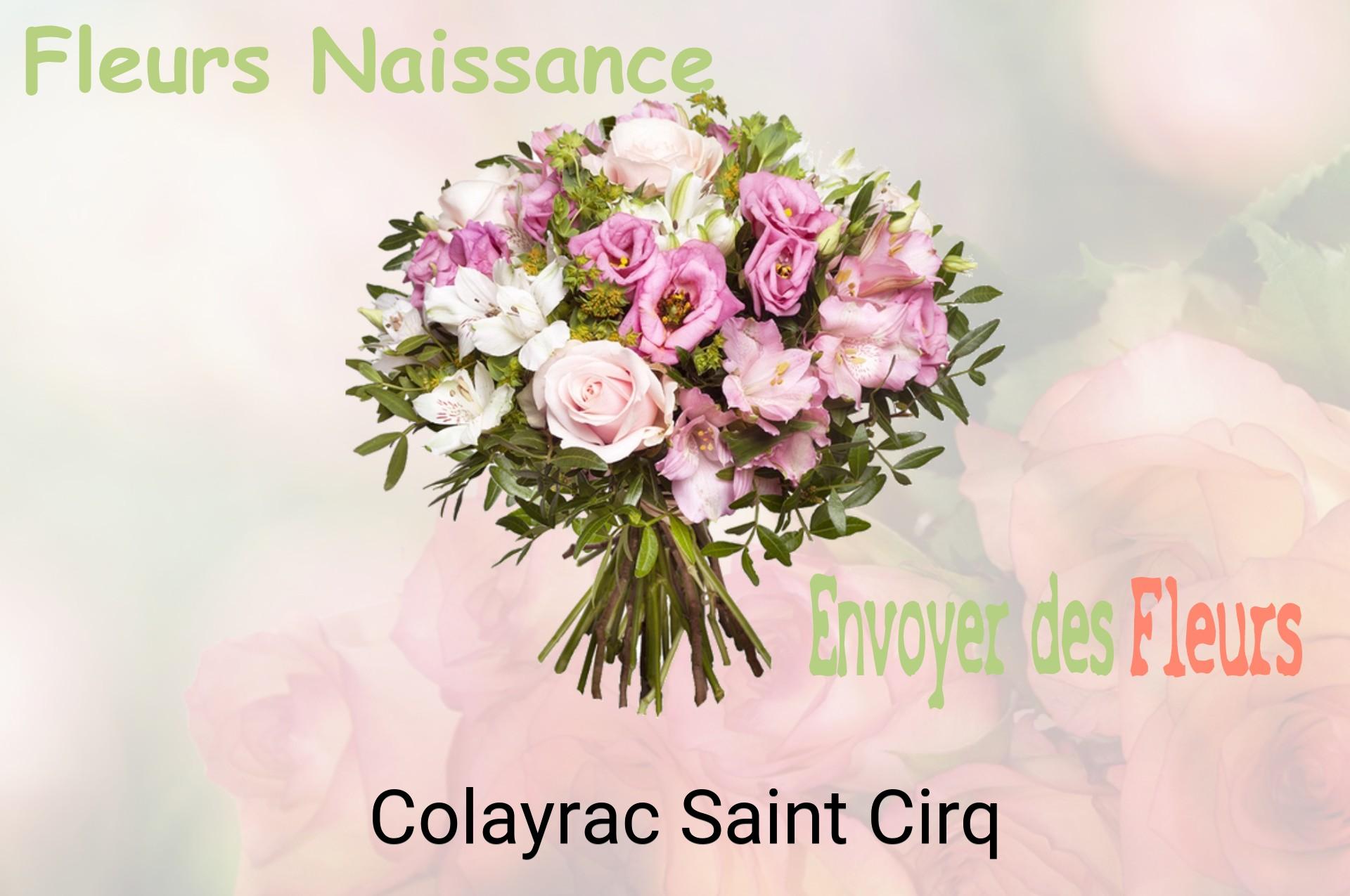 Bouquet de fleurs de naissance livré à Colayrac-Saint-Cirq