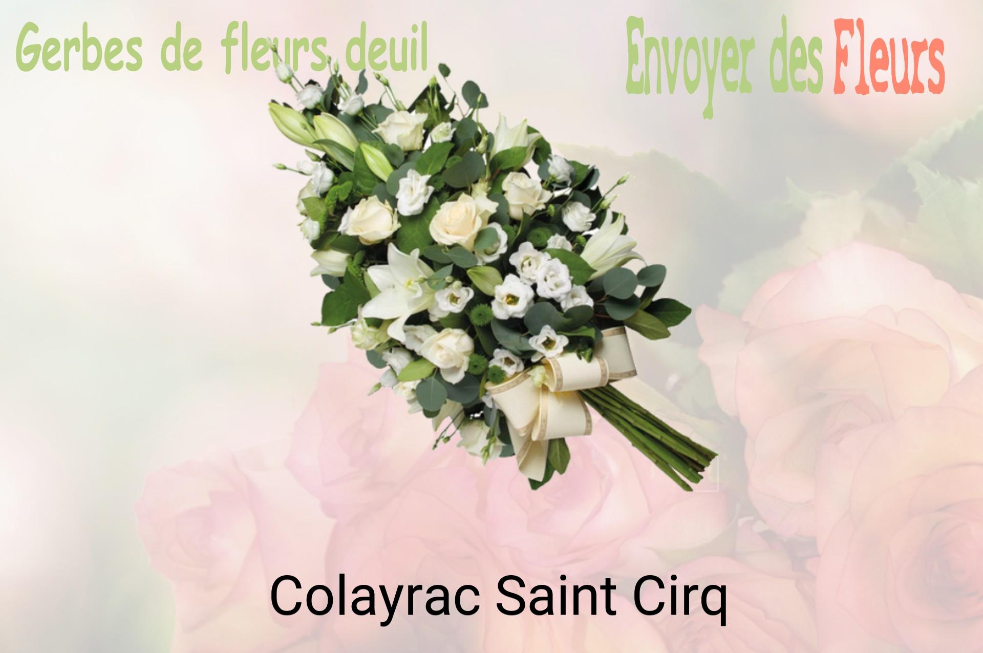 Gerbe de fleurs de deuil livrée à Colayrac-Saint-Cirq